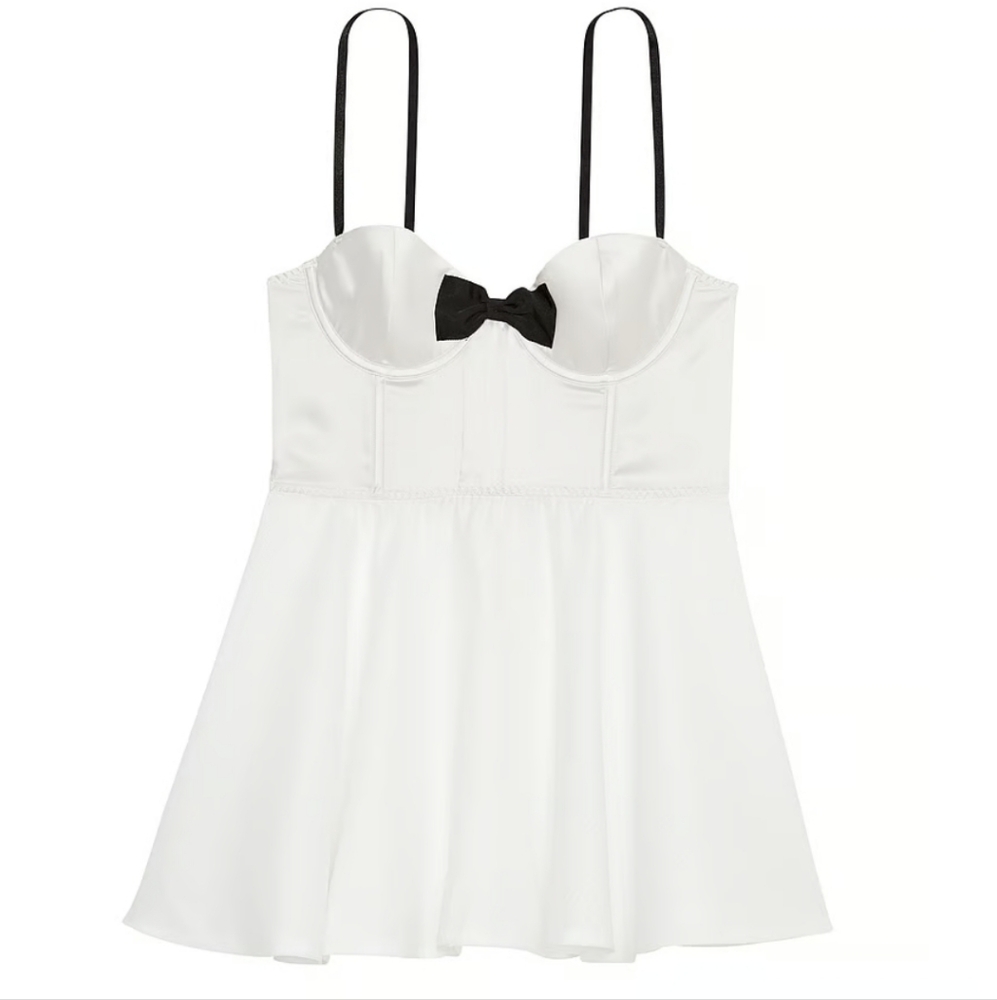 Victoria's Secret Bow Top Bustier Slip Dress - Picture 5 of 13